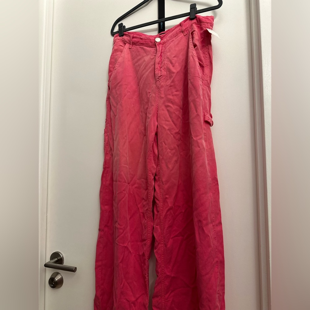 Pinko Pink Ombre Wide Leg Pants